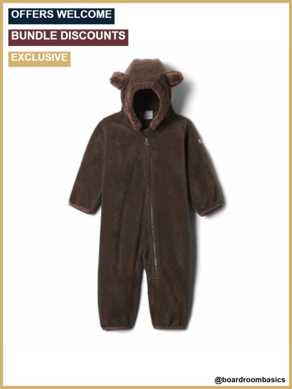 Columbia Kids Tiny Bear II Fleece Bunting Infant Snowsuit